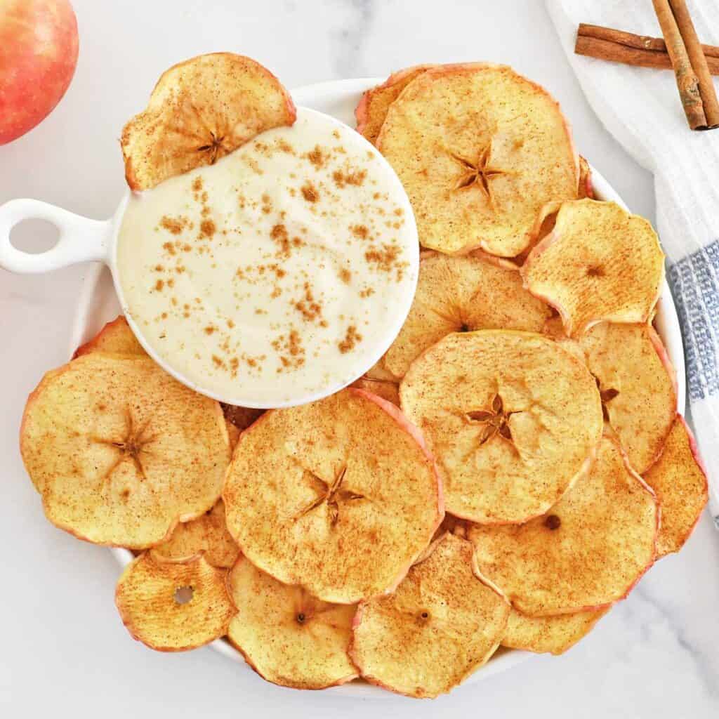 Air Fryer Apple Chips | Air Fryer Dinners